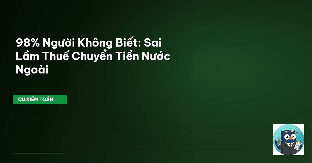 thuế chuyển tiền nước ngoài