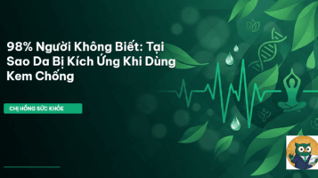kích ứng kem chống nắng