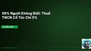 thuế TNCN cổ tức