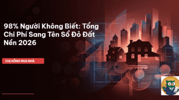 chi phí sang tên sổ đỏ