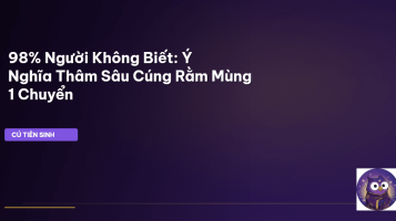 cúng rằm mùng 1
