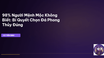 đá phong thủy mệnh mộc