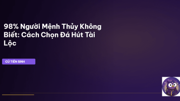 đá phong thủy mệnh Thủy