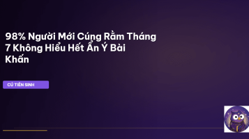 văn khấn Rằm Tháng 7