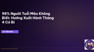 hướng xuất hành tháng 4