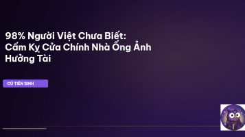 cấm kỵ phong thủy cửa chính