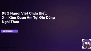 xin xăm quan âm tại nhà