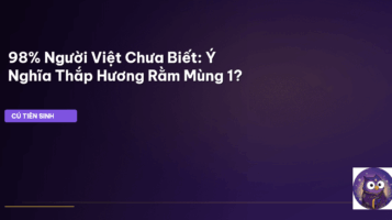 thắp hương Rằm Mùng 1