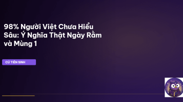 ý nghĩa rằm mùng 1