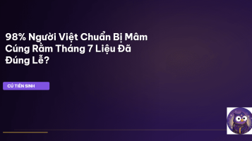 mâm cúng Rằm Tháng 7