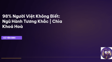 Ngũ Hành tương sinh tương khắc