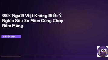mâm cúng chay rằm mùng 1