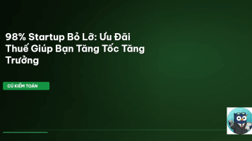 ưu đãi thuế startup
