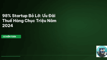ưu đãi thuế startup