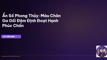 màu sắc chăn ga gối đệm hợp phong thủy
