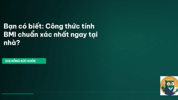 công thức tính BMI