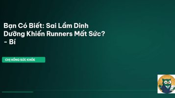 dinh dưỡng chạy bộ