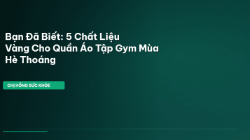 quần áo tập gym mùa hè
