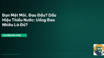 dấu hiệu thiếu nước