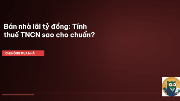 thuế TNCN bán nhà