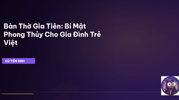 phong thủy bàn thờ