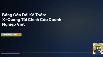 bảng cân đối kế toán