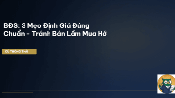 định giá bất động sản