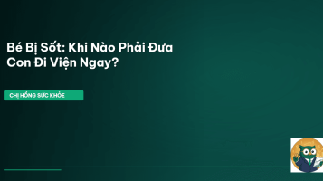 bé bị sốt