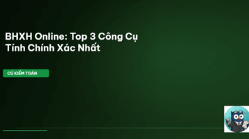 tính BHXH online