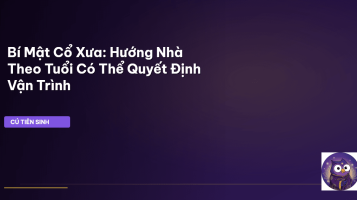 hướng nhà theo tuổi