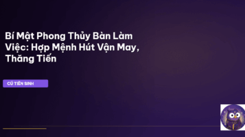 phong thủy bàn làm việc