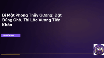 phong thủy gương