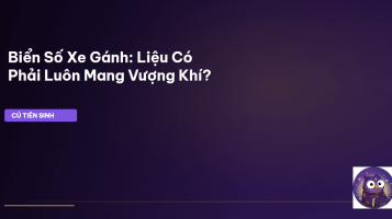 biển số xe gánh