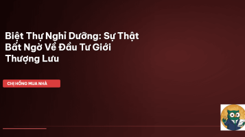 biệt thự nghỉ dưỡng