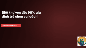 biệt thự ven đô