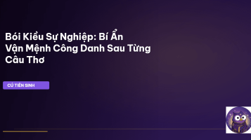 bói kiều sự nghiệp