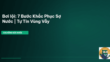 sợ nước khi bơi