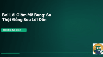 bơi lội giảm mỡ bụng