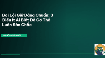 bơi lội giữ dáng