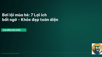 bơi lội mùa hè