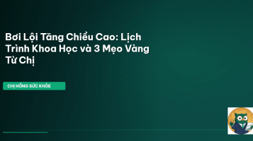 bơi lội tăng chiều cao
