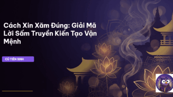 cách xin xăm đúng