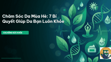 chăm sóc da mùa hè