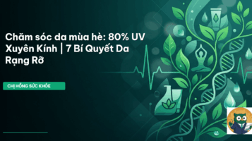 chăm sóc da mùa hè