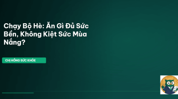 dinh dưỡng chạy bộ mùa hè