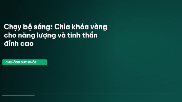 chạy bộ buổi sáng