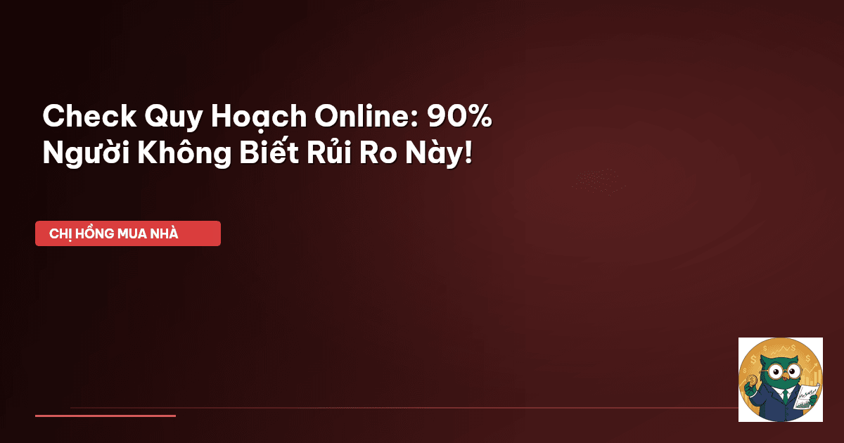 check quy hoạch online