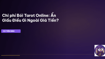 chi phí bói Tarot online