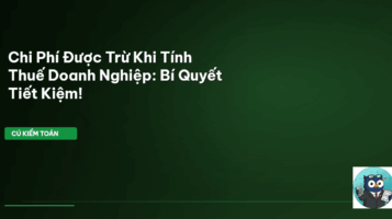 chi phí được trừ thuế TNDN