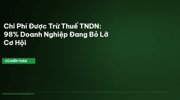 chi phí được trừ